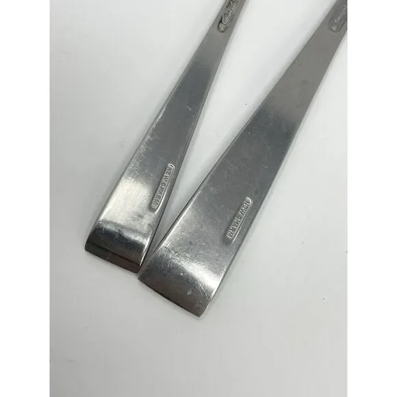 International Lyon NEW CHARM Stainless Teaspoon 5 7/8” & Salad Fork 7 1/8” - Picture 7 of 7